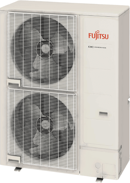 Fujitsu Waterstage Super High Power — widok od dystrybutora Klima-Therm
